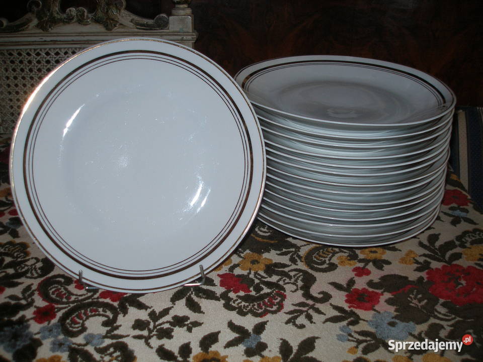 Talerz płytkie porcelana Chodzież mazowieckie