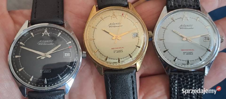 UNIKAT Atlantic Worldmaster Mechanical 17 jewels śląskie Zawiercie