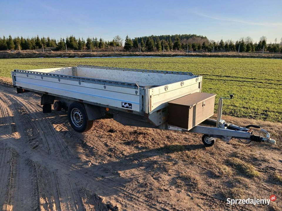 Przyczepa BOCKMANN 27 t Burty alu Tandem Laweta Starogard Gdański sprzedam