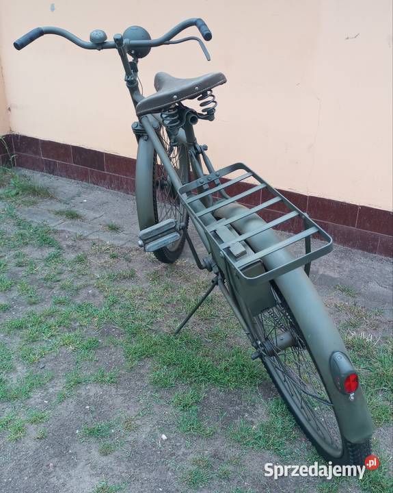 Zabytkowy Szwedzki Rower Wojskowy Monark Konin