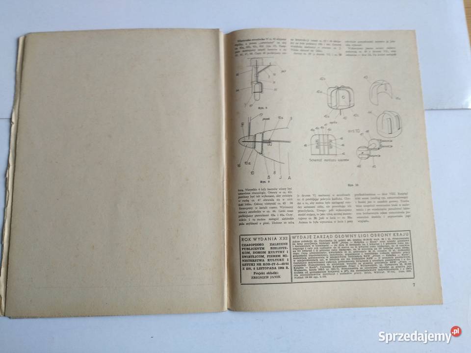 Mały Modelarz 71981 Samolot myśliwski nocny Antyki, Sztuka, Kolekcje Dąbrowa Górnicza