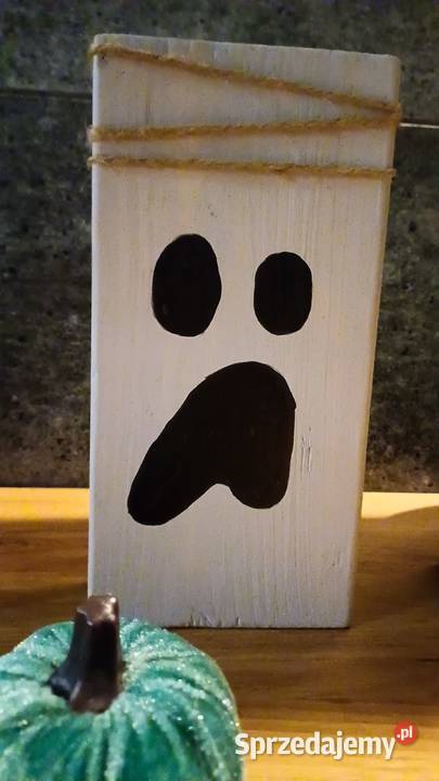 Halloween Zestaw trzech duszków Handmade Ozdoba
