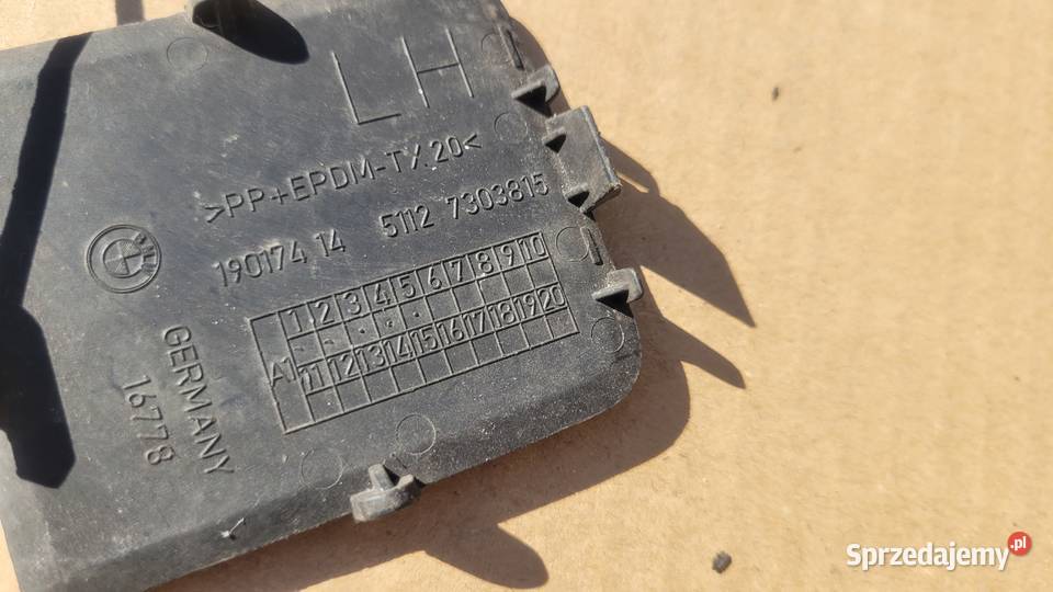 BMW X1 E84 2013 LIFT ZAŚLEPKA HAKA ZDERZAK TYŁ Pozostałe śląskie Ruda Śląska