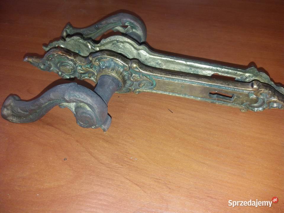 klamka mosiężna śląskie Wielowieś sprzedam