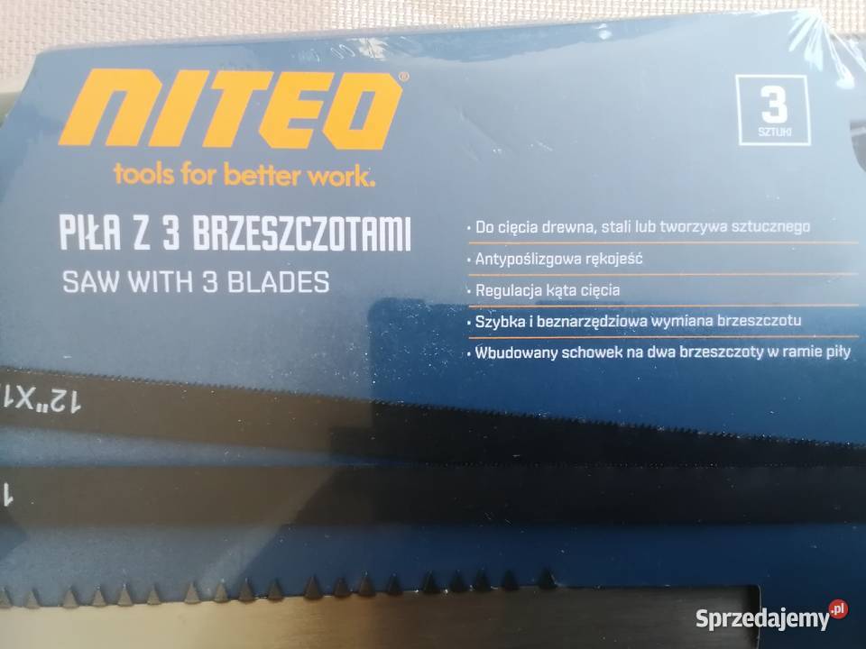 Piła z 3 brzeszczotami Nowa nierozpakowana Wieliczka