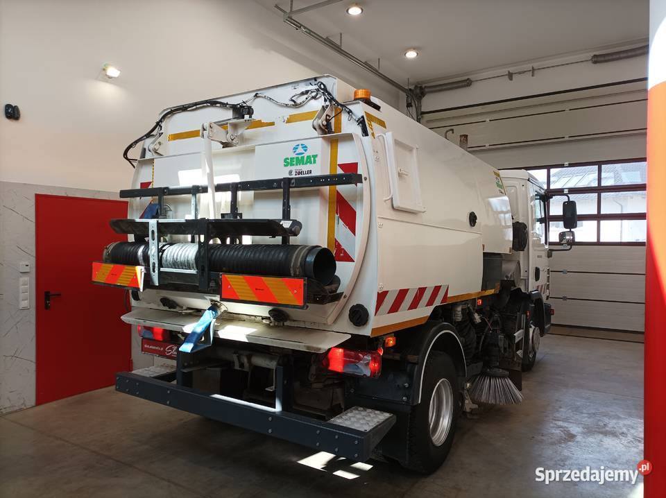 MAN TGL 12220 Zamiatarka Johnston Szczotki LR Specjalne Sierakowice