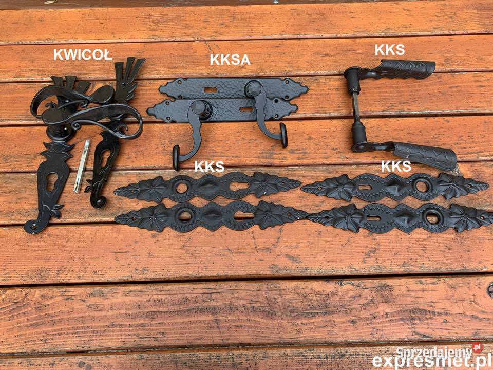 Zawiasy kute ręcznie do wędzarni 253040 haki do Kraków