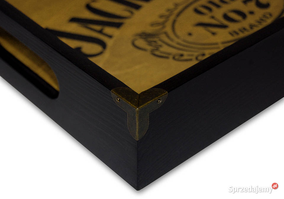 średnia TACA drewniana JACK DANIELS rustical Wyposażenie wnętrz Bydgoszcz sprzedam