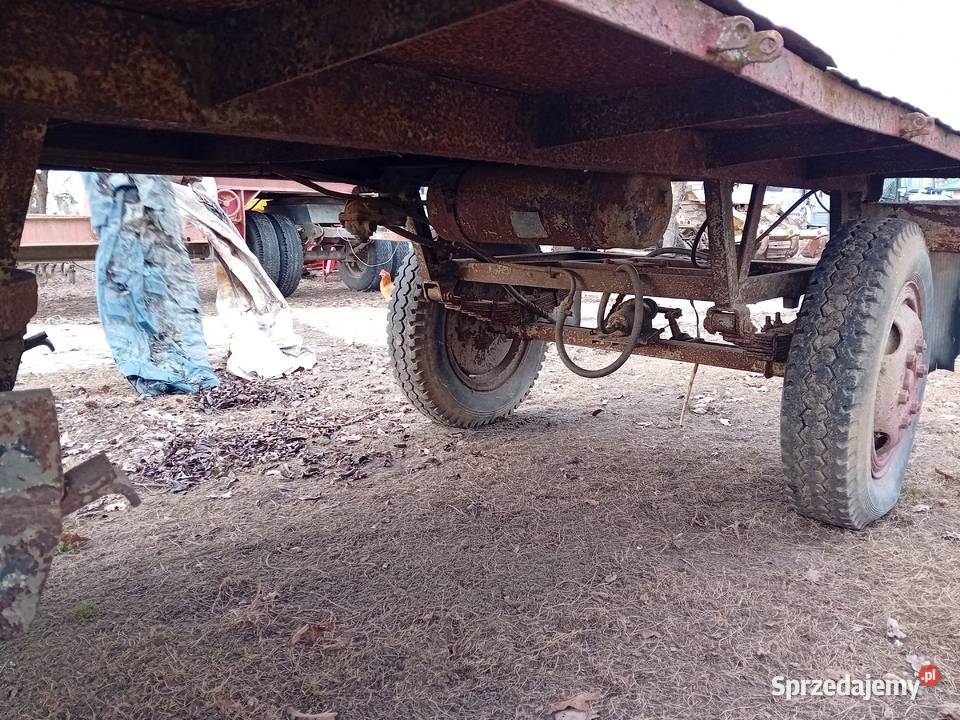 Przyczepa rolnicza sztywna d30 d35 Basznia Dolna sprzedam