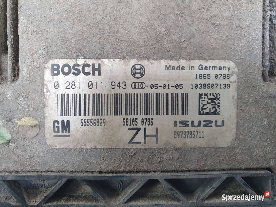 KOMPUTER OPEL ASTRA H III 0281011943