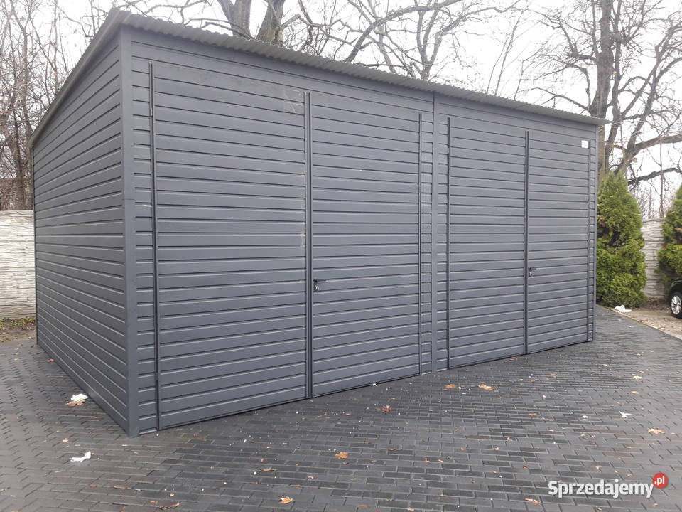B71 Garaż Blaszany 6x5m ZIELONY Garaże Blaszane Chełm
