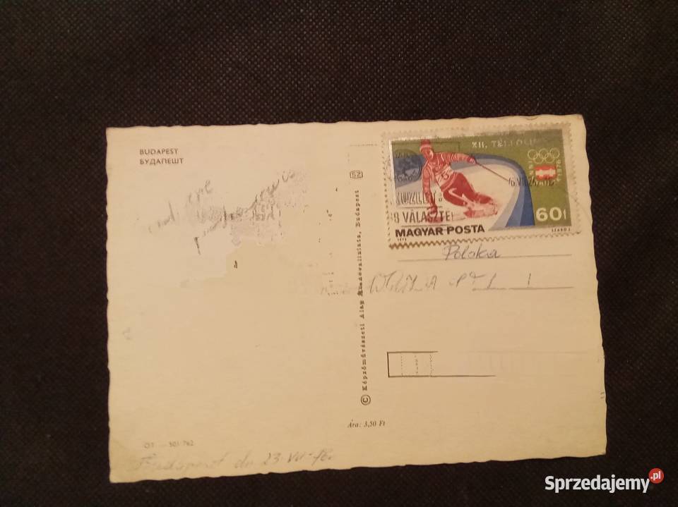 Budapeszt pocztówka Vintage Pocztówki i karty telefoniczne Warszawa sprzedam