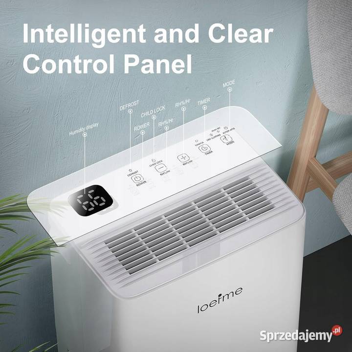 LOEFME ELEKTRYCZNY OSUSZACZ POWIETRZA 12L BIAŁY Pozostałe mazowieckie Myszyniec sprzedam