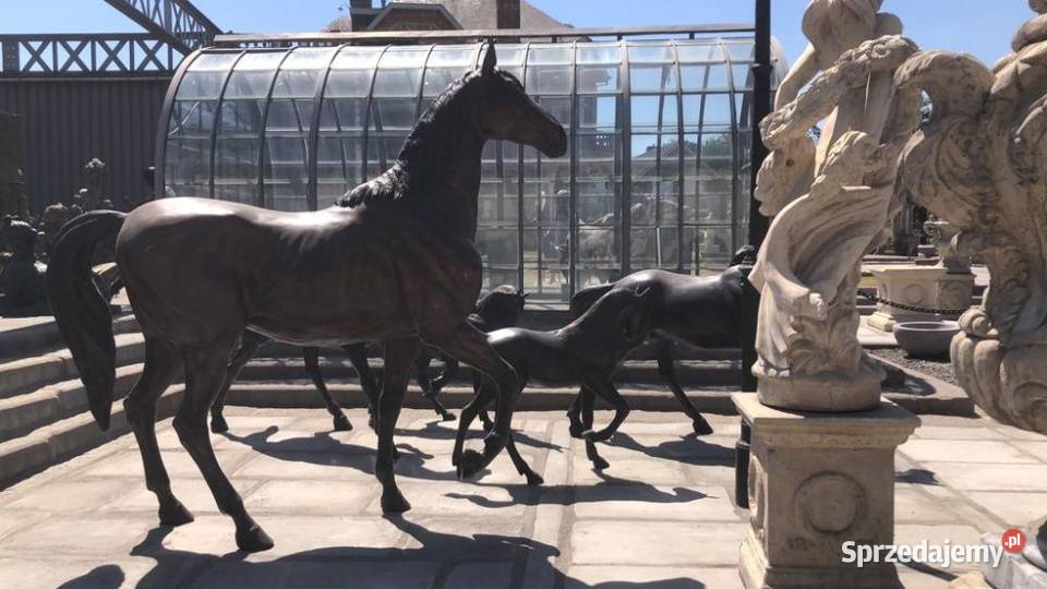 Koń z brązu Koń ze źrebakiem z brązu 300 zachodniopomorskie Szczecin