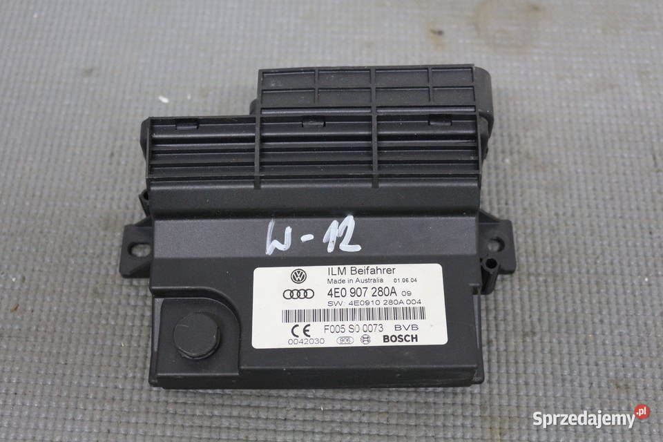 AUDI A8 D3 W12 MADUŁ NAPIĘCIA MOCY 4E0907280A Układ elektryczny Prochowice