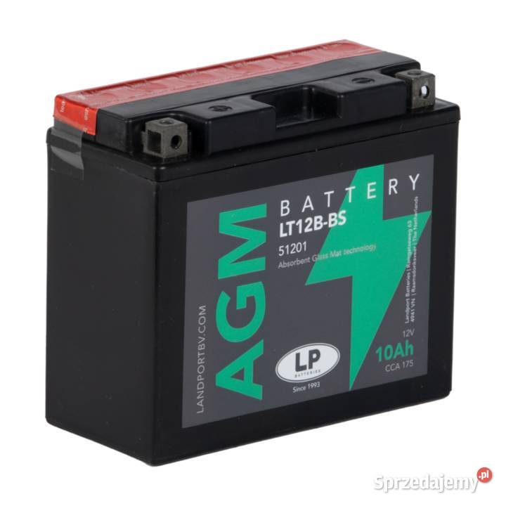 Akumulator motocyklowy Landport LT12BBS 12V 10Ah Gniezno