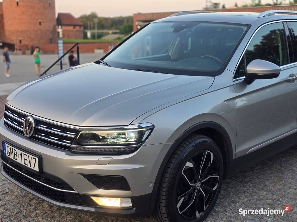 Volkswagen Tiguan II PREMIUM złoty Malbork sprzedam
