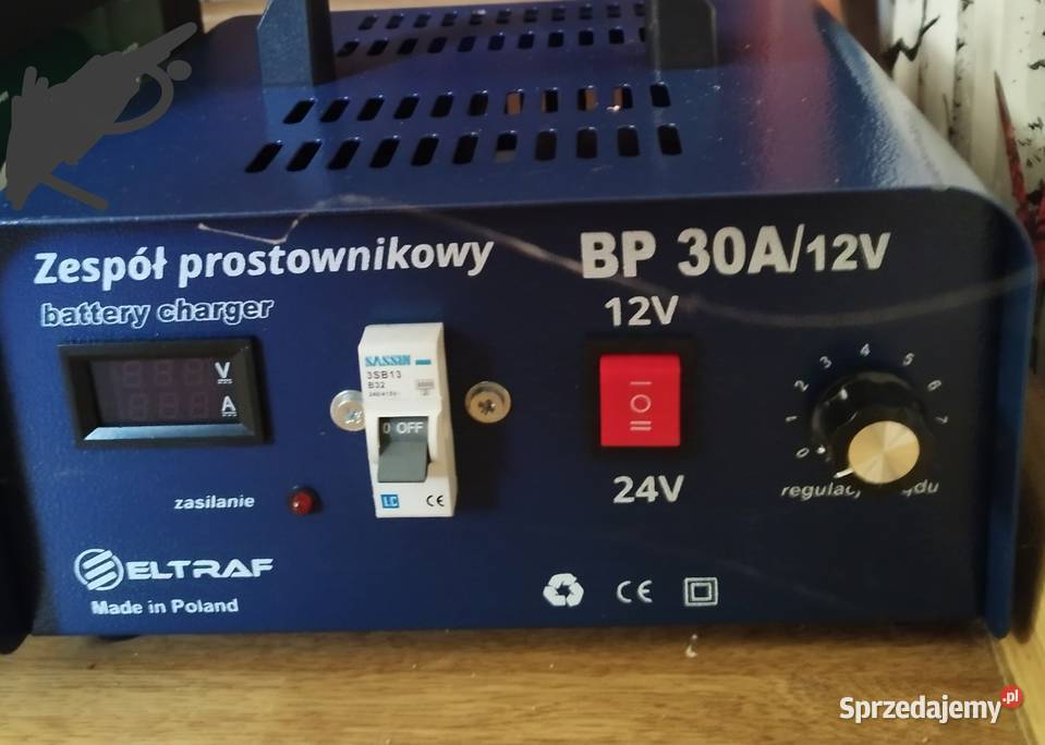 Prostownik rozruchowy Eltraf 30A Prostowniki warsztatowe Krosno