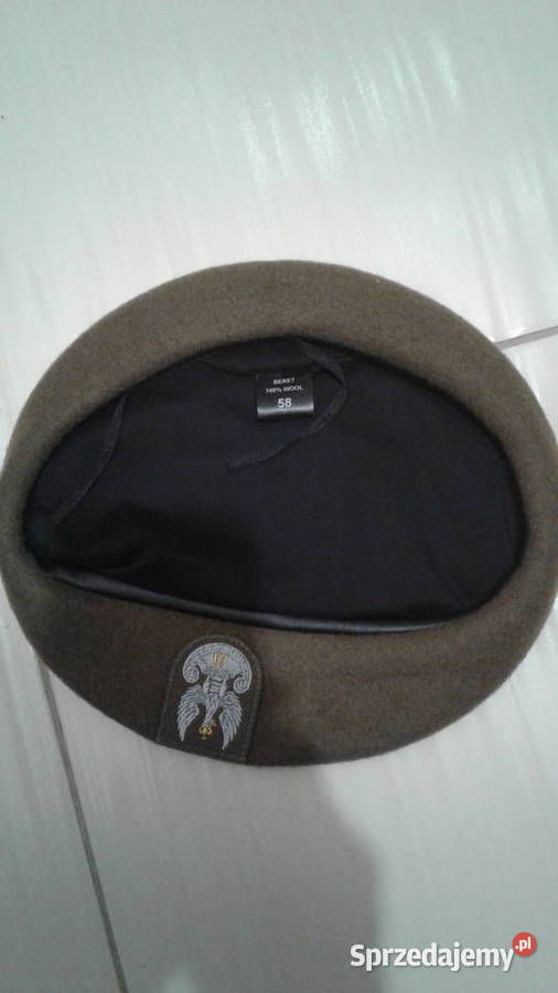 Beret oliwkowy wojskowy WOT różne rozmiary mazowieckie Ostrołęka sprzedam