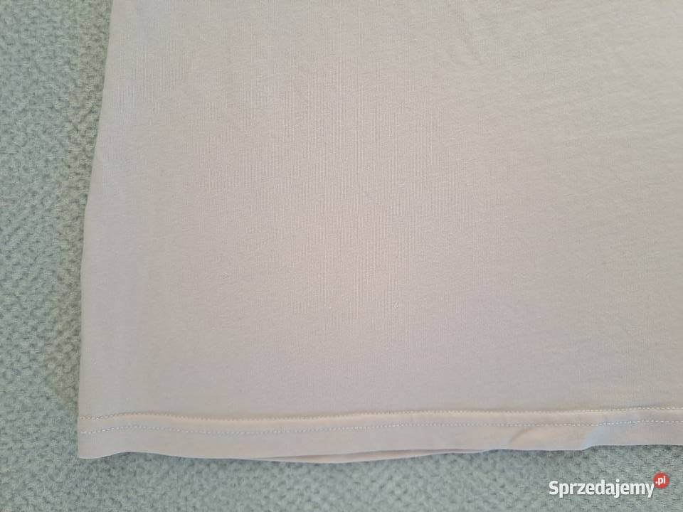 Vero Moda Top Basic Dłuższy Pudrowy Róż Maxi