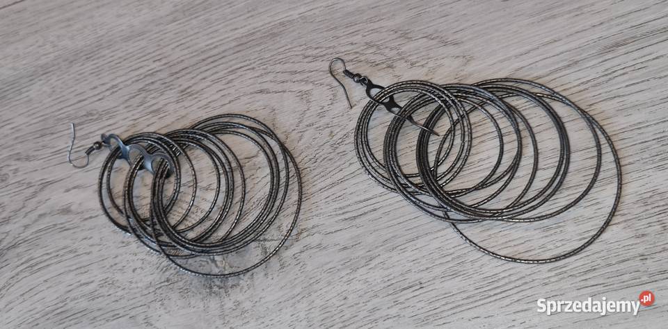 Kolczyki damskie koła wiszące Łódź