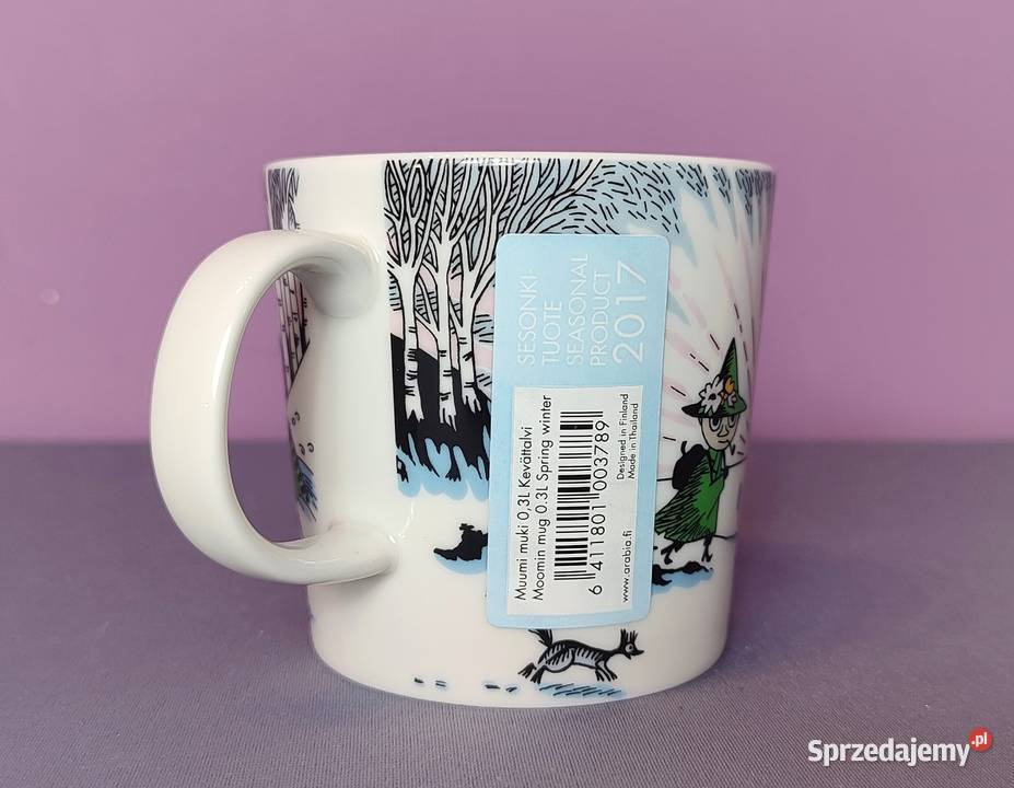 Muminki KUBEK Moomin Arabia Finland ZIMA 2017 Wyposażenie wnętrz Jasień