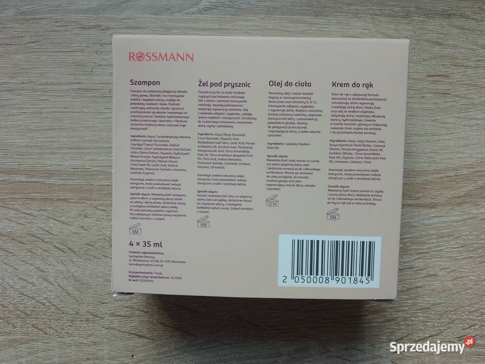Zestaw Pielęgnacja w miniaturze Rossmann