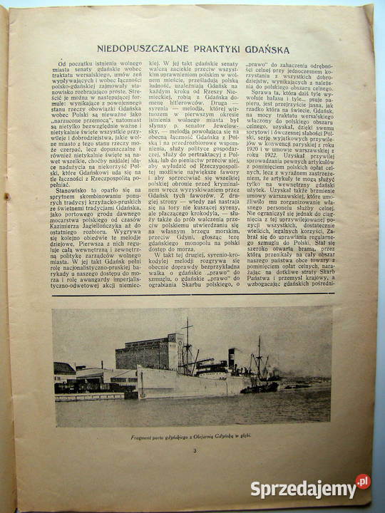 MORZE 6 1932 Organ Ligi Morskiej i Kolonialnej Limanowa