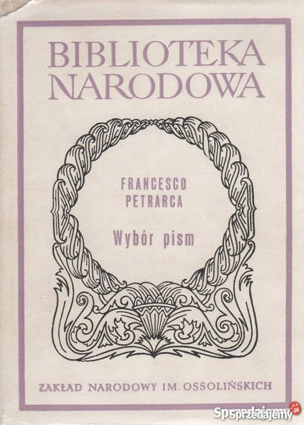 WYBÓR PISM PETRARCA FRANCESCO Białystok