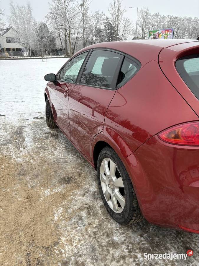 Seat Leon bordowy wielkopolskie Konin