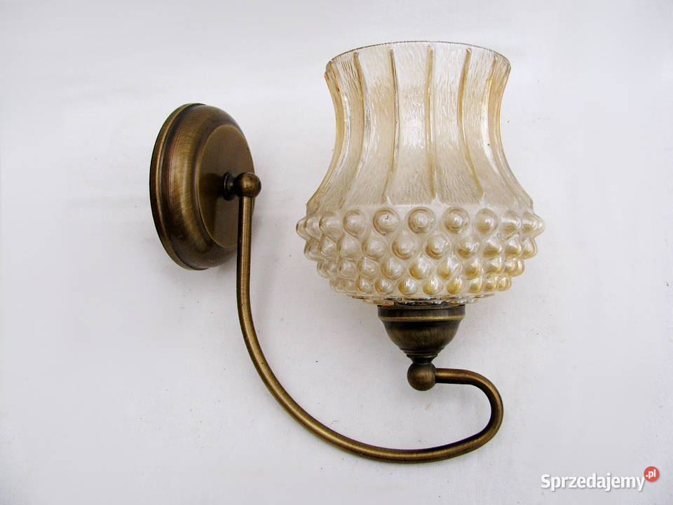 kinkiet mosiądz stylizowany V