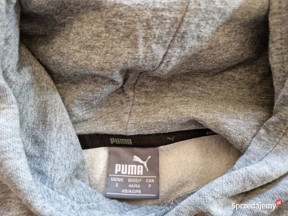 Szara bluza Puma z kapturem rozmiar S Bibice
