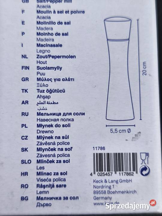 Młynek do pieprzu i soli Poznań