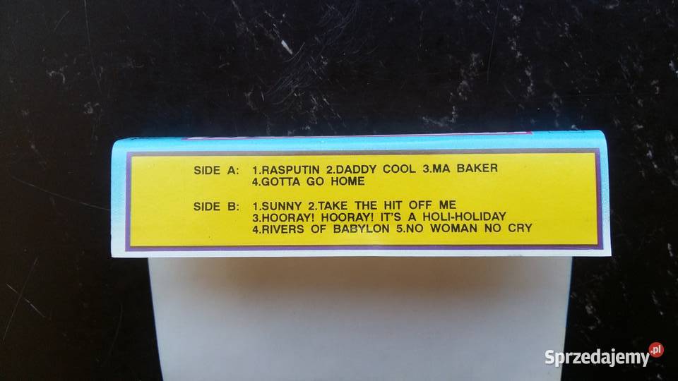 Kaseta magnetofonowa Boney M Największe przeboje Muzyka podlaskie