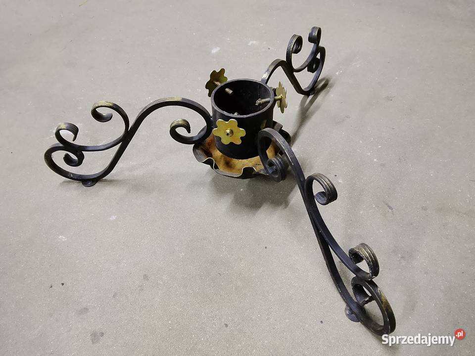 Stojak pod choinkę metalowy duży stabilny Dom i Ogród