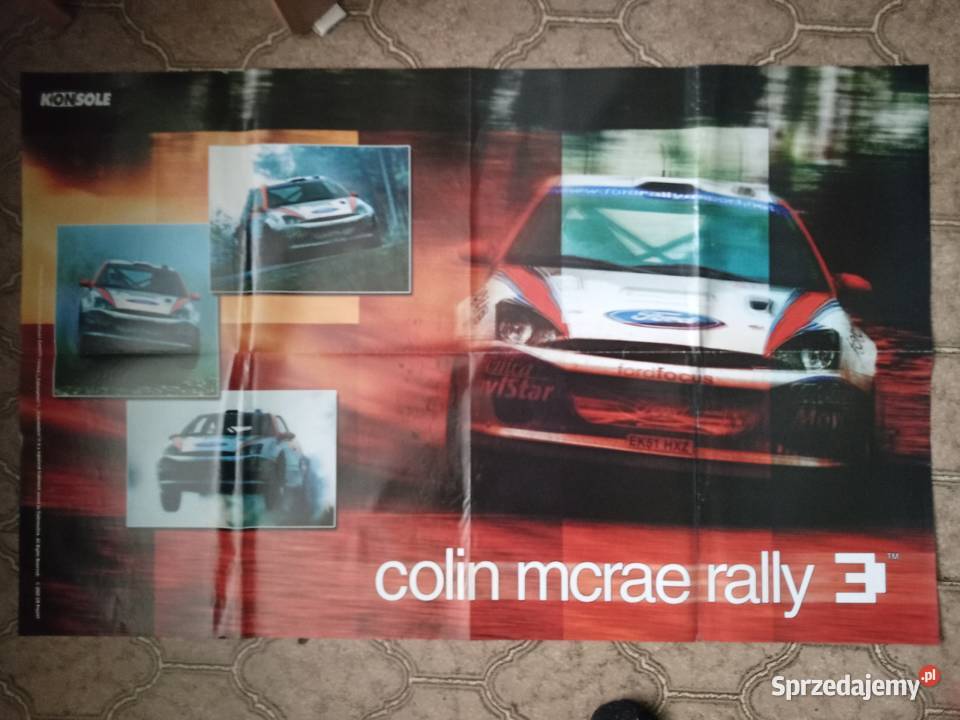 Bravo sport plakaty 7 sztuk duzy Colin mcrae małopolskie Bolęcin