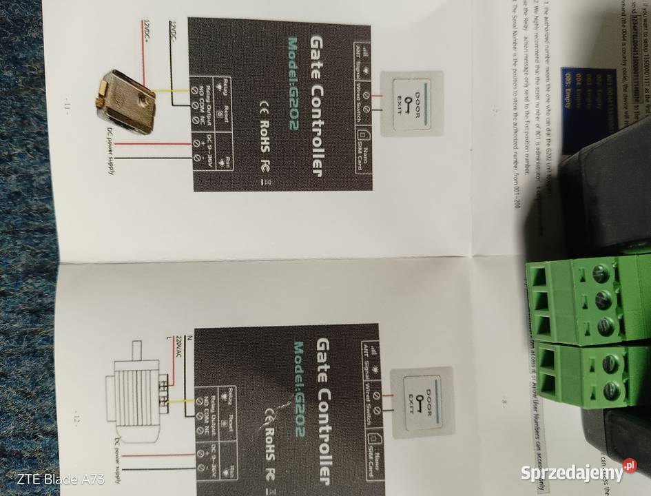 sterowanie gsm telefonem Pozostałe Jasieniec