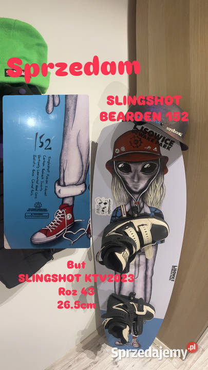 Deska plus wiązania slingshot łódzkie Brzeziny