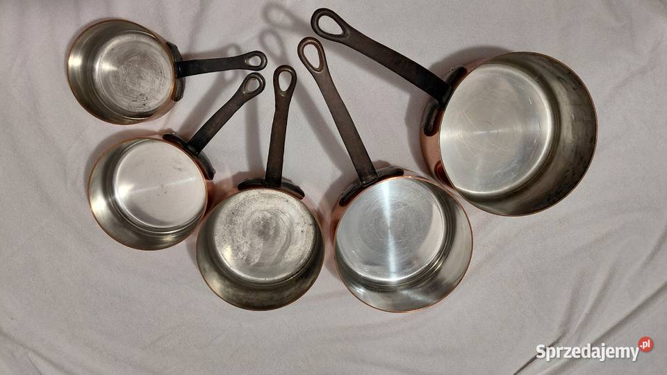 Zestaw Francuskich rondli miedzianych