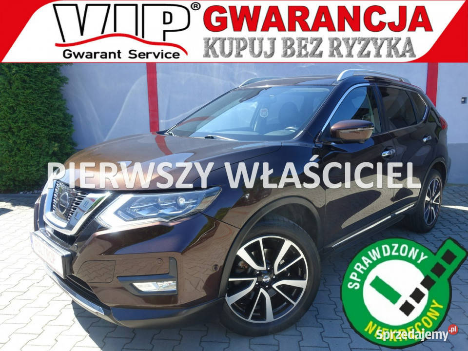 Nissan XTrail 16i Panorama Ledy Navi Kamera 360 asystent pasa ruchu Częstochowa
