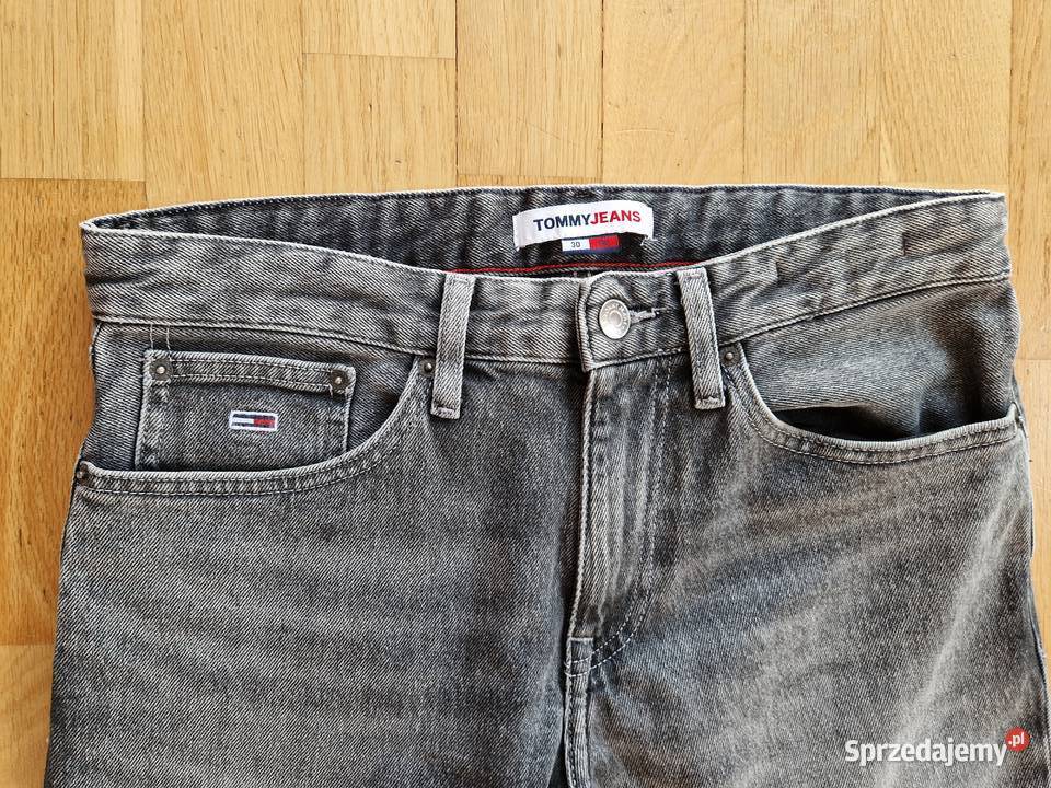 Nowe dżinsy męskie czarne Tommy Hilfiger Jeans Tommy Hilfiger Bibice