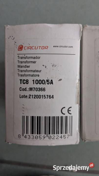Przekładnik prądowy Circutor TC 8 10005A NOWE 3 Warszawa