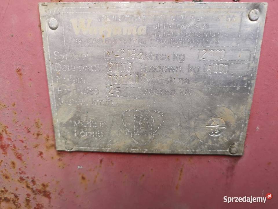 Sprzedam Rozrzutnik Obornika Okazja uszkodzony wielkopolskie Swarzędz