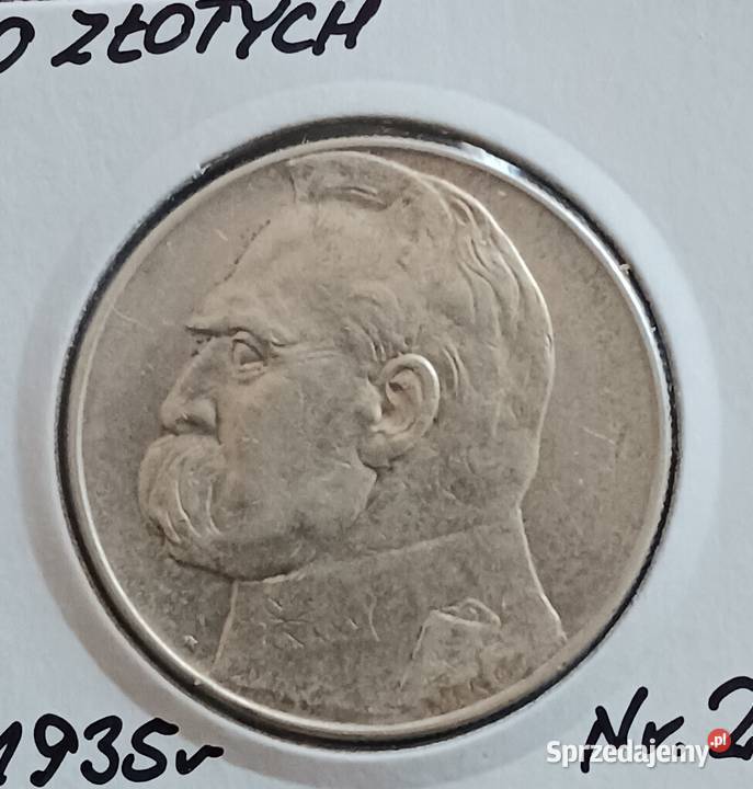 10 J Piłsudski 1935 r 2 Super stan Oryginał Konin