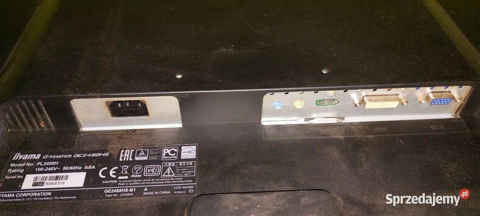 Monitor 24 cale Led Full hd IIyama GMASTER Starachowice