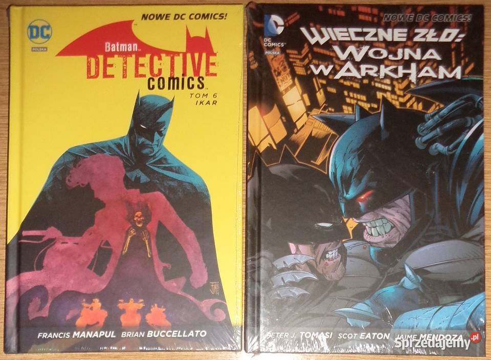 2x Batman komiks: Detective comics +Wieczne zło Arkham FOLIA