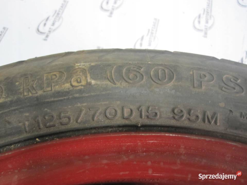 HONDA CIVIC VII koło dojazdowe 1257015 95M 4x100 Koła dojazdowe