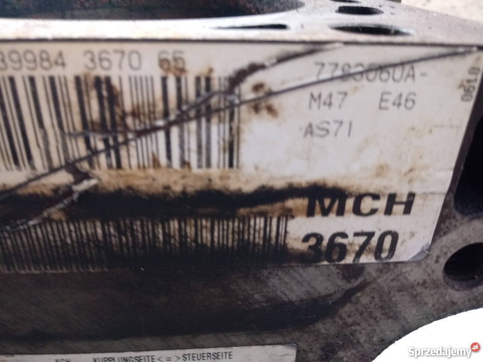 blok silnika bmw e46 150 2002 320 td Silniki i osprzęt