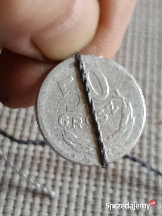 Sprzedam monetę 50 groszy 1949 skrętka lekka Chełm sprzedam
