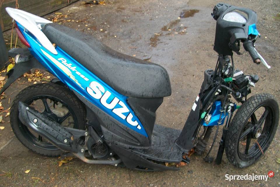 suzuki address 110silnik kanapa kolo tlumik dolnośląskie Lwówek Śląski